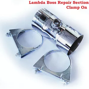 Sección de tubo de escape de reparación de abrazadera Lambda Boss de 2 - Imagen 1 de 4