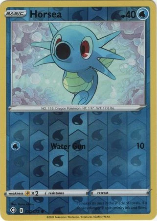Horsea 20/72 Reverse Holo | Shining Fates | Pokemon Card - image 1 of 1