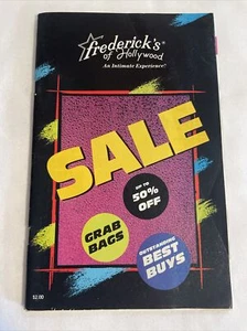 1989 Fredricks Of Hollywood Catalog VINTAGE Vol. 66 #349 Catalog #0100 (CP3) - Imagen 1 de 3