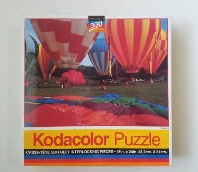 1994 Kodacolor 550 Piece Jigsaw Puzzle "Balloons" NEW By Roseart - Image 1 of 4