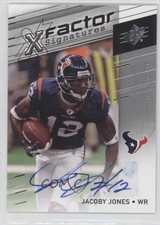2009 SPx X Factor Signatures Jacoby Jones #X-JO Auto