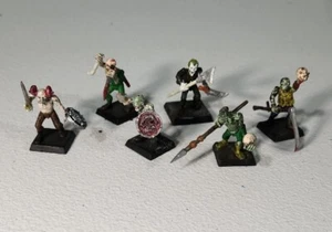Vtg Warhammer Undead Skeleton Zombie Lot Painted Miniatures Figures - Picture 1 of 17
