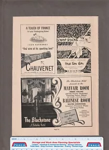 1950 Chicago HOE SAI GAI Restaurant AD~Maurice SEYMOUR STUDIO~Well of the SEA - Picture 1 of 2