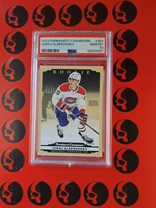 2022-23 Juraj Slafkovsky Parkhurst Champions PSA 10 Rookie #301 Upper Deck RC - Picture 1 of 2