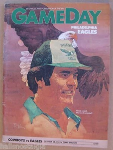 Oct. 16, 1983 Philadelphia Eagles GameDay Program vs. Dallas Cowboys at Texas - Picture 1 of 2