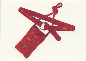 Cinturón y bolso rojo para ganchillo Dovetail Designs patrón ganchillo C4.2 - Imagen 1 de 3