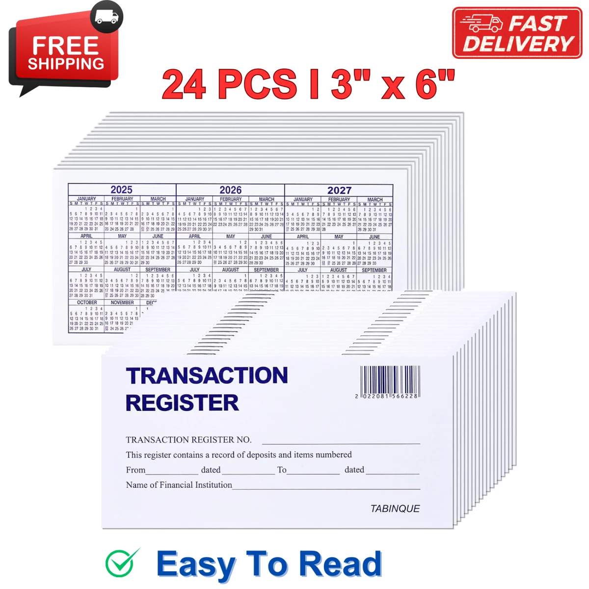 ABC ABC Deskbook - Set Of 5 Books For Business Tracking Check Registers