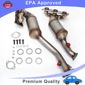 For BMW X5 Pair of BOTH Manifold Catalytic Converter 2007 TO 2010 DIRECT FIT US - Picture 1 of 10