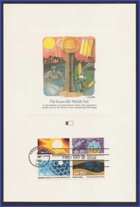 USA5 #2006-09 U/A FLEETWOOD PROOFCARD FDC BL4 Feria Mundial de Knoxville - Imagen 1 de 1