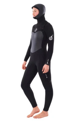 RIP CURL Neopren Surfanzug Neoprenanzug WOMENS FLASHBOMB HOODED 6/4 CHEST ZIP - Bild 1 von 4