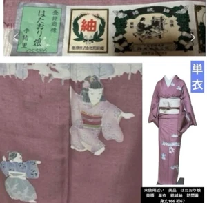 Near unused, beautiful, rare Yuki-tsumugi silk - Picture 1 of 7