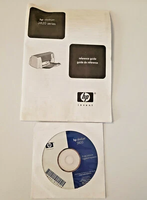 HP DeskJet 3820 Series Reference Guide with CD C8952-90009 - Image 1 of 4
