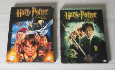 Lot Of Harry Potter DVDs The Sorceror's Stone & Chamber of Secrets - Image 1 of 4
