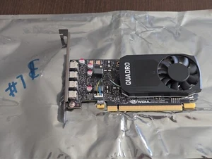 NVIDIA Quadro P1000 4GB GDDR5 PCIe x16 Low Profile 4x MiniDP Professional GPU - Picture 1 of 3