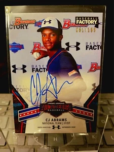 2018 CJ Abrams Bowman Under Armour Auto/199 - Bild 1 von 2