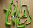FOR Subaru Impreza WRX/STi GDA/GDB EJ207 2002-2007 silicone radiator hose GREEN