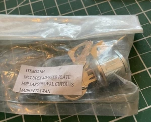 Cam Lock 3/8” Short Cam Lock Handyman Fix Tool Box Cabinet Metal 2 Keys - Picture 1 of 2