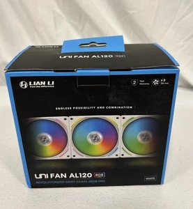Lian Li UNI FAN AL120 RGB PC Case Fan - White - Bild 1 von 2