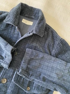 Giacca da uomo Universal Works in velluto a coste con pied de poule Watchman II Chore Navy M - Foto 1 di 10