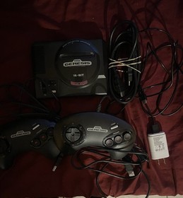 Sega Genesis Mini Console MK-16000 with 2 Controllers & All Cables - Tested
