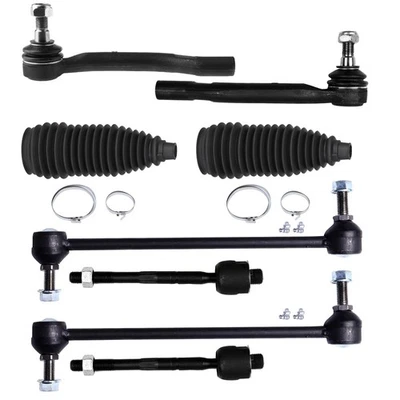 Barra estabilizadora delantera 8 piezas barra de amarre y fuelle de piñón para Acura MDX 2001-2004 2005 Foto 1 de 4