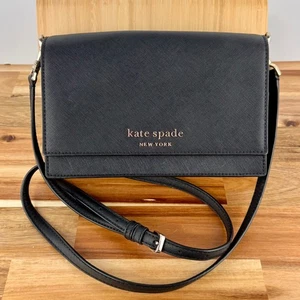 Bolso Bandolera Convertible Kate Spade Cameron Negro Bolso de Hombro Cartera Diseñador - Imagen 1 de 8