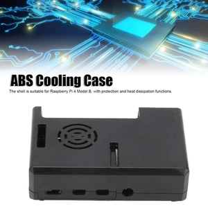 Enclosure For 4 Model B ABS Case Microcomputer Cooling Shell With - Afbeelding 1 van 12