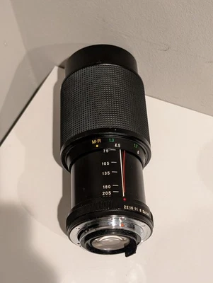 Vivitar 75-205mm f/3.8 MC Macro Focusing Zoom Lens Pentax K PK Mount 62mm Japan - Image 1 of 4