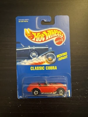 Hot Wheels Classic Cobra 1991 rojo (piezas móviles) coleccionista #31 Foto 1 de 3
