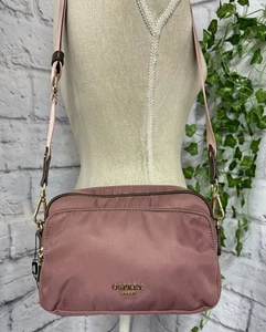 👜OSPREY LONDON BNWOT Ladies Small Camera Style Crossbody Bag, Dusky Pink👜 - Picture 1 of 10