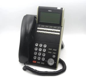 NEC DT300 DTL-12D-1 12-Button Display Phone Black - Yellowed (20 In-Stock) - Picture 1 of 4