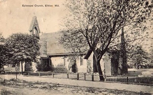 Episcopal Church in Elkton MD 1910 - Picture 1 of 1