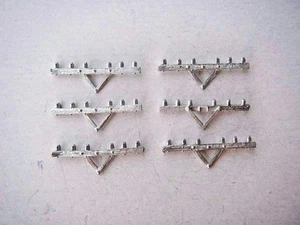 HO Scale Power Pole Cross Arms set of 6 for Model Railroad (2313) - Picture 1 of 4