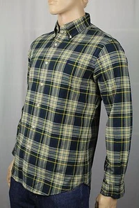 Polo Ralph Lauren Blue Green Plaid Button Down Custom Fit Oxford Dress Shirt NWT - Picture 1 of 1