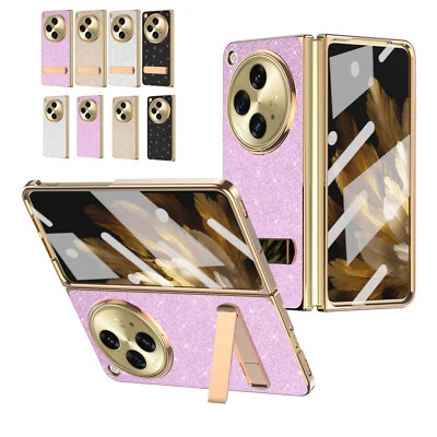 Capa flip resistente à prova de choque revestimento glitter bling luxo aberta para OnePlus - Imagem 1 de 4