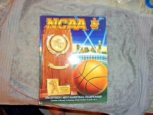 1994 NCAA BASKETBALL CHAMPIONSHIP PROGRAM ARKANSAS DUKE FLORIDA ARIZONA FINAL 4 - Picture 1 of 12