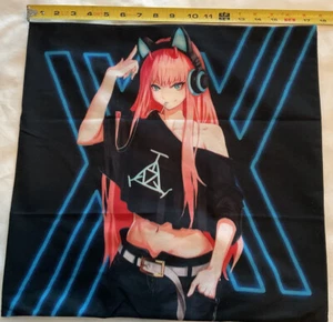 Anime Manga Girl Throw Pillow Case /Cover  - Picture 1 of 4