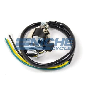 Handlebar Dip 7/8" Chrome Button High/Low,Horn Switch - Picture 1 of 2