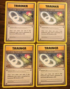 4x Pokemon SLOWBRO SPIRIT LINK XY EVOLUTIONS 86/108 Cartas 2016 Artículo Entrenador - Imagen 1 de 6