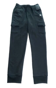 Hurley Fleece Cargo Joggers Pants Youth Boys Size L Fits Cargo Pockets NWT $42 - Picture 1 of 10