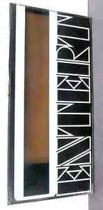 SEEBURG STD2 JUKEBOX part sale - lower GLASS "ENTERTAINER" - larger of the two - Picture 1 of 2