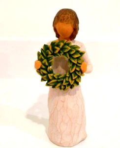 Statuina albero di salice MAGNOLIA che regge corona di Susan Lordi Demdaco 2017 - Foto 1 di 6