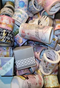 Large Washi Kawaii Tape Mix. 7 rolls, randomly selected. UK seller. - Picture 1 of 7