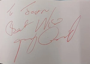 JIMMY CRICKET AUTOGRAPH, COMEDIAN - Picture 1 of 1