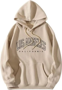 Graphic Hoodies for Men Letter Print Long Sleeve Casual Streetwear - Picture 1 of 5