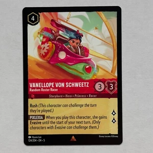 Vanellope von Schweetz 124/204 Disney Lorcana Shimmering Skies Regular Rare Card - Picture 1 of 2