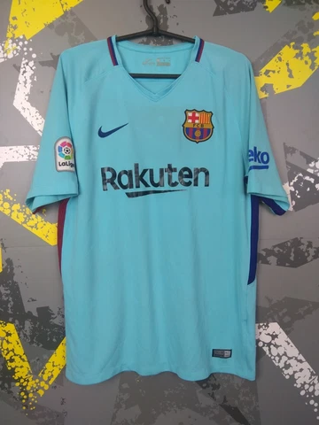 Barcelona Jersey 2017 2018 Away LARGE Shirt Nike 847254-484 ig93 Cover