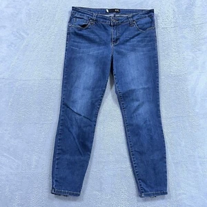 Kut from the Kloth Jeans Women's 12 Connie Ankle Skinny Mid Rise Cotton Blend - Picture 1 of 11