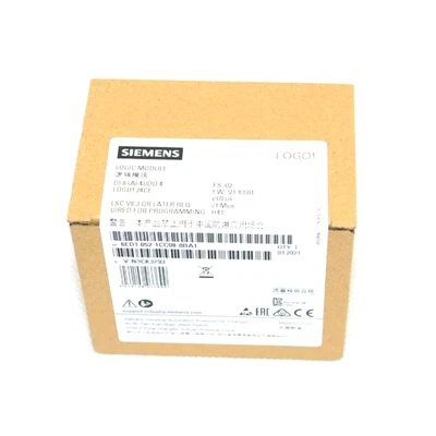 New Siemens 6ED1052-1CC08-0BA1 6ED1 052-1CC08-0BA1 LOGO 24CE logic module - Image 1 of 4