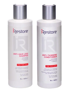 iRestore Shampoo & Conditioner - Anti Thinning Hair Loss / Hair Growth Treatment - Picture 1 of 3